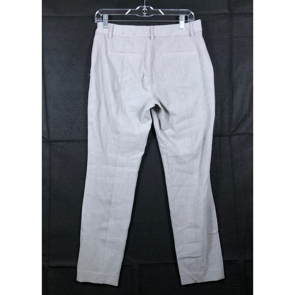 Express Womens Pants Gray Columnist Mid Rise Ankle Stretch 6R - Picture 11 of 14